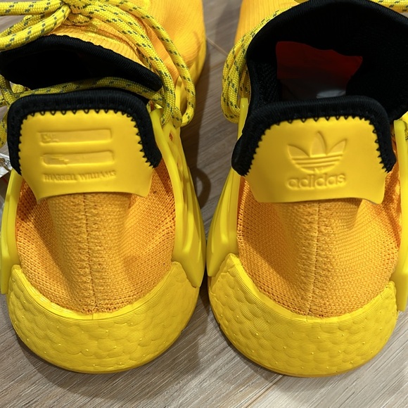 NWT Adidas Pharrell X NMD Human Race, yellow Men’s shoes - Picture 11 of 11